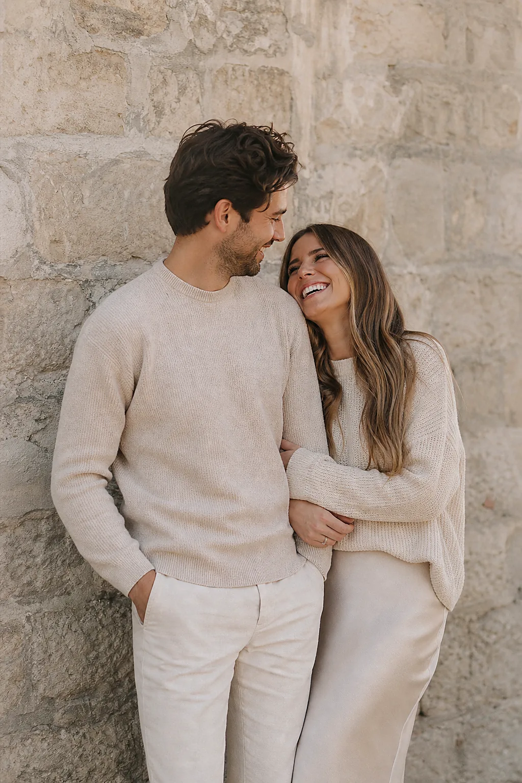 A relaxed engagement session
